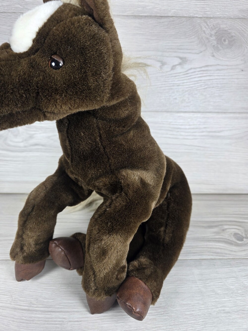 Folkmanis Realistic Plush Horse Puppet Farm Stuffed Animal – SU 30